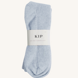 Merino Cashmere Sleep Socks in Mist Blue