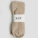 Merino Cashmere Sleep Socks in Champagne