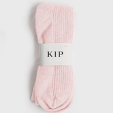 Merino Cashmere Sleep Socks in Pink Peony