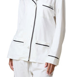 Bride Luxe Stretch Cotton Pajama Set - Pearl