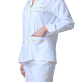 Bride Premium Cotton Pajama Set - Lily White