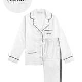 Bride Premium Cotton Pajama Set - Monochrome