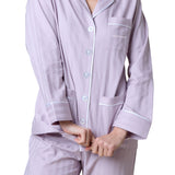 Bridesmaid Premium Cotton Pajama Set - Lavender