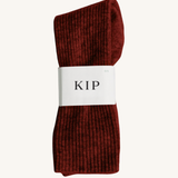 Merino Cashmere Sleep Socks in Crimson