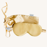 Mulberry Silk Sleep Mask in Gold