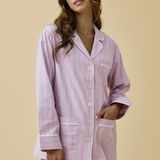 Premium Cotton Pajama Set in Lavender