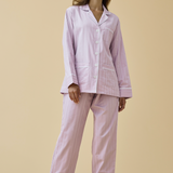 Premium Cotton Pajama Set in Lavender