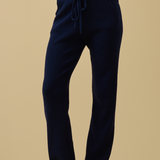 Merino Cashmere Lounge Pants in Midnight Blue
