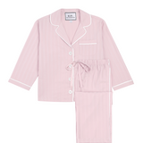 Premium Cotton Kids Pajama Set in Pink Peony