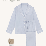 The Ultimate Indulgence Gift Set | Mist Blue Pajama Set