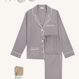 The Ultimate Indulgence Gift Set | Dove Grey Pajama Set