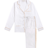 Heart Embroidery Premium Cotton Pajama Set