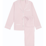 Heart Embroidery Premium Cotton Pajama Set