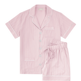 Heart Embroidery Premium Cotton Short Set