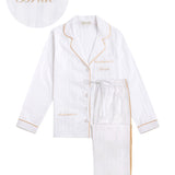 Bride Premium Cotton Pajama Set - Lily White