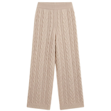 Merino Cashmere Lounge Pants in Champagne
