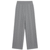 Merino Cashmere Lounge Pants in Charcoal Grey