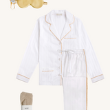 The Ultimate Indulgence Gift Set | Lily White Pajama Set