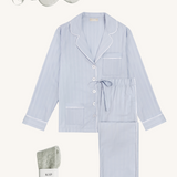 The Ultimate Indulgence Gift Set | Mist Blue Pajama Set