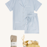 The Ultimate Indulgence Gift Set | Mist Blue Short Set