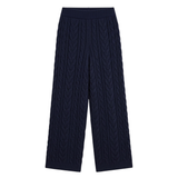 Merino Cashmere Lounge Pants in Midnight Blue