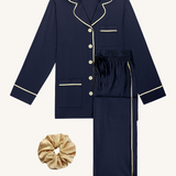 The Sweet Dreams Gift Set | Midnight Blue Pajama Set