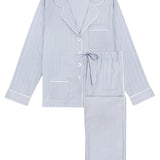 Premium Cotton Pajama Set in Mist Blue