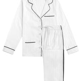 Premium Cotton Pajama Set in Monochrome