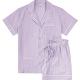 Premium Cotton Short Set in Lavender