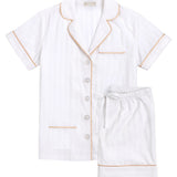 Premium Cotton Short Set in Lily White