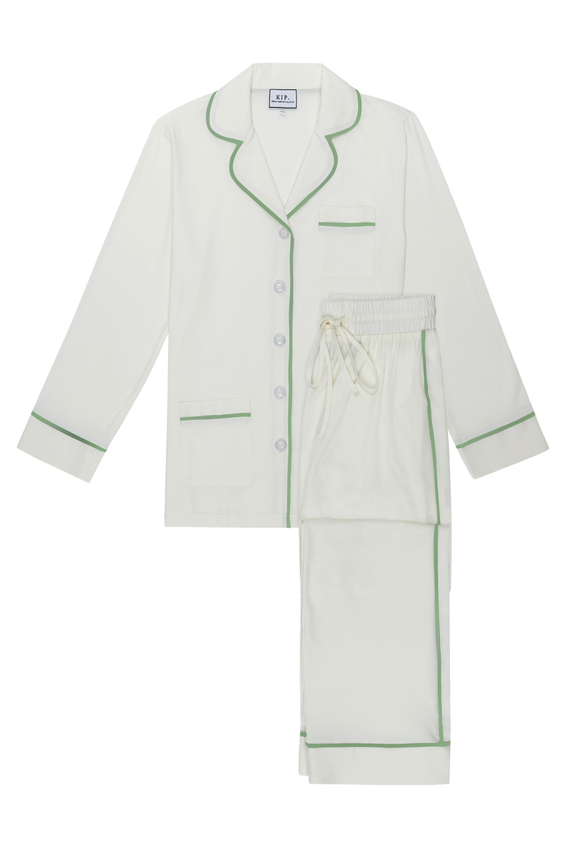 Luxe Stretch Cotton Pajama Set in English Garden