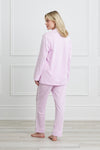 Luxe Stretch Cotton Pajama Set in Lavender