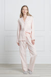 Premium Cotton Kids Pajama Set in Pink Peony