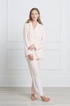 Luxe Stretch Cotton Pajama Set in Petal