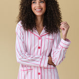 Rethink Breast Cancer x KIP Luxe Stretch Cotton Pajama Set