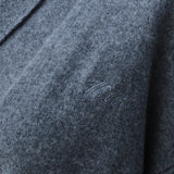Pure Cashmere Long Robe in Pine Green