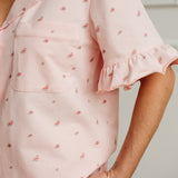 WithLoveChelss x noon Stretch Cotton Ruffle Pajama Set