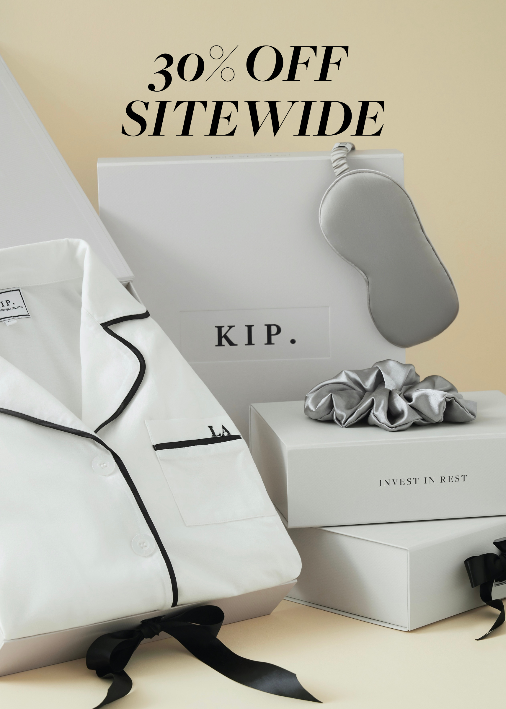 KIP. l Luxury Monogrammed Pajamas