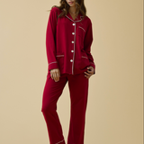 The Sweet Dreams Gift Set | Crimson Pajama Set