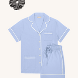 The Sweet Dreams Gift Set | Dayflower Blue Short Set