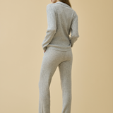 Merino Cashmere Lounge Pants in Dove Grey