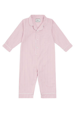 Premium Cotton Infant Romper in Pink Peony
