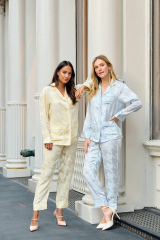 Premium Cotton Kids Pajama Set in Dove Grey