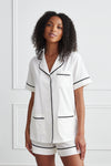 Luxe Stretch Cotton Pajama Set in Haze