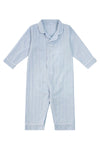 Premium Cotton Infant Romper in Mist Blue