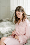 Premium Cotton Robe in Soft Rose